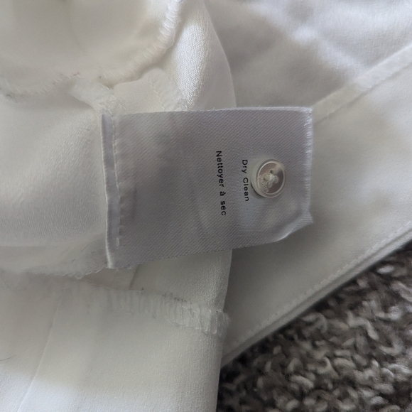 Babaton White Cropped Blouse - Picture 6 of 7